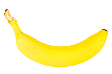 ripe bananas on isolated background