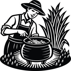 Abstract swirling golden light streaks and particles create a dynamic cosmic nebula effect isolated on transparent background © Sweet