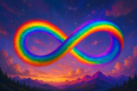 Rainbow Fantasy Art: Vibrant Nature, Abstract & Cosmic Digital Painting Collection