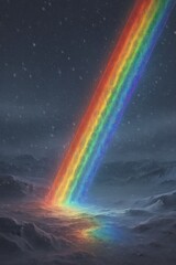 rainbow in space