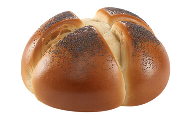 Freshly Baked Poppy Seed Wheat Rolls with Golden Brown Crust