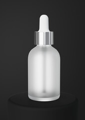 cosmetic bottle mockup beauty product design 
