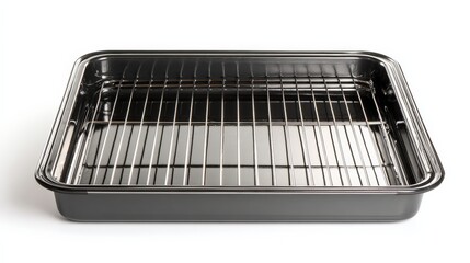 Rectangular roasting pan with wire rack for cooking versatile kitchen tool