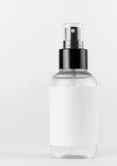 cosmetic bottle mockup beauty product design 
