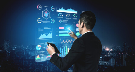 An advanced financial and business performance data dashboard. A professional interface for deep analysis of stock, product, and company metrics. Motif