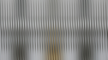 Fototapeta premium Metallic abstract background with vertical wavy lines