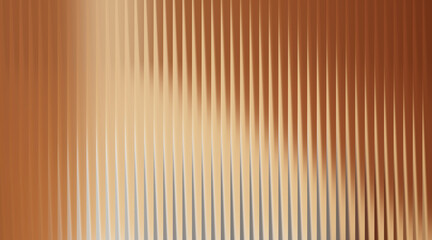 Obraz premium Abstract textured background with vertical ribbed pattern in copper