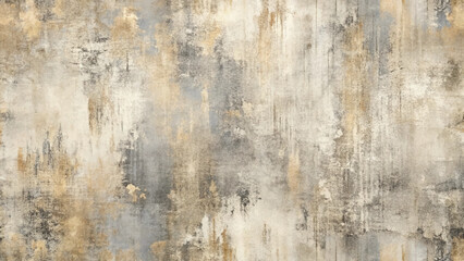 Fototapeta premium Vintage Grunge Abstract Texture with Gold and Gray Painted Background