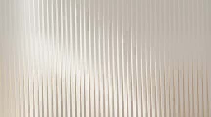Fototapeta premium Abstract textured background with vertical ribbed pattern in beige