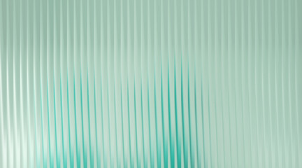 Obraz premium Abstract background with vertical mint ribbed texture and soft light