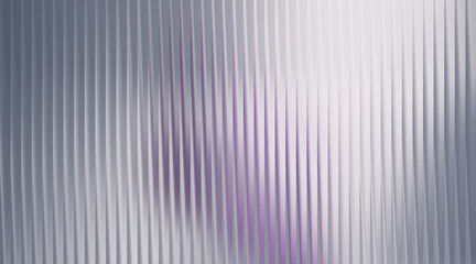 Abstract background with vertical grey ribbed texture and soft light