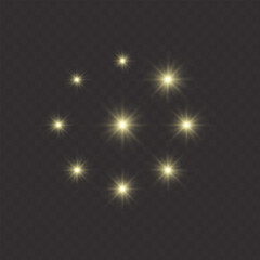 Fireworks Light Effect Design EPS Vector