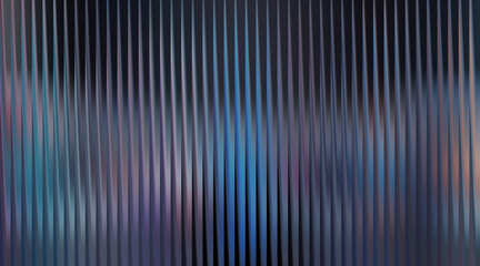 Dark blue abstract background with vertical lines and color accents