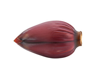 Banana flower bud isolated transparent background
