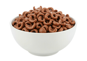Bowl of cereal with transparent background