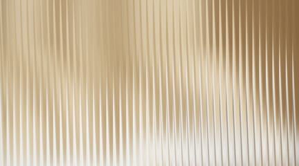 Fototapeta premium Soft abstract background with vertical wavy lines and golden hue