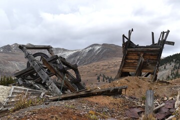 Mine Structures in the Mountains