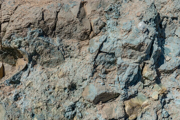  Volcanic rocks ( Tertiary ),  Absaroka Volcanic Supergroup - Washburn Group - Lamar River Formation.  Mt. Washburn North, Grand Loop Road, Yellowstone National Park , Wyoming. 