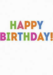 Simple Happy Birthday EPS