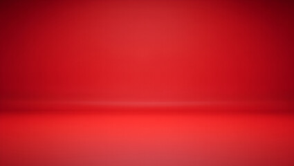 Vibrant red studio backdrop with subtle gradient lighting image