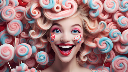Cheerful girl	