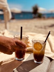 cocktail on the beach