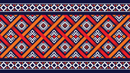 traditional Al Sadu heritage pattern design