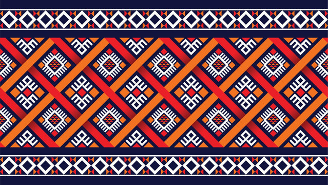 traditional Al Sadu heritage pattern design