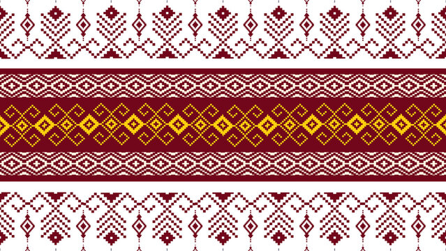 Traditional Saudi Al Sadu heritage geometric pattern 