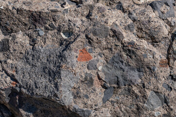 Fototapeta premium north of Dunraven Pass, Mount Washburn. Grand Loop Road, Yellowstone National Park , Wyoming. Absaroka Volcanic Supergroup - Washburn Group - Lamar River Formation. volcanic rocks