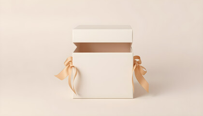 Ramadan Kareem Decorative Lanterns and Crescent Moon on Soft Pastel Background. Generative AI