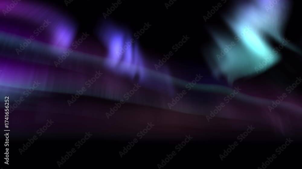Canvas Prints aurora magical ballet background loop animation