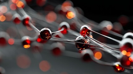 Unveiling tomorrow: the emerging networks of future connectivity. Fantastical figures. Dynamic web of future connectivity with glowing nodes and lines. Artistic distortion. Bold fashion.