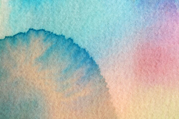 Transparent background made with watercolor