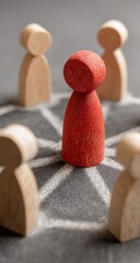 Stand out leader guiding team members through strategic challenges and business growth