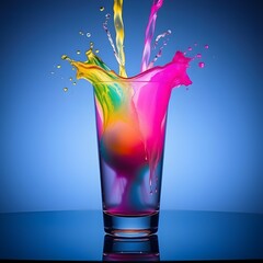 cocktail with splash