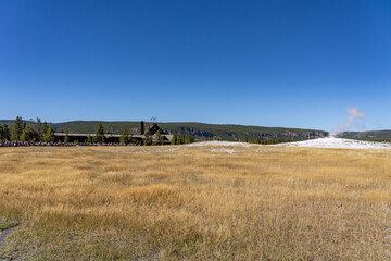 Old Faithful is a cone geyser in Yellowstone National Park in Wyoming, United States. Hydrothermal System. The Yellowstone Caldera / Yellowstone Plateau Volcanic Field. Yellowstone hotspot. 