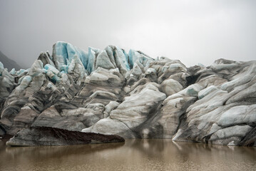 Fjallsarlon glacial lake at Vatnaj&Atilde;&para;kull glacier.