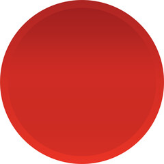 Red Gradient Circle Button