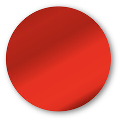 Red Gradient Circle Button