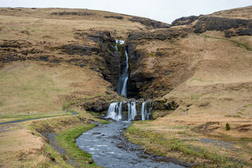 Gluggafoss waterfall in Iceland