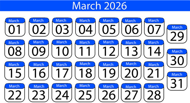Plan ahead with this clear March 2026 calendar, perfect for scheduling appointments, marking deadlines, and organizing your month effectively