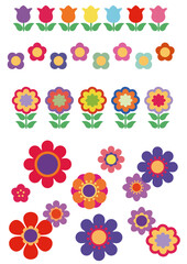  retro pop flowers
