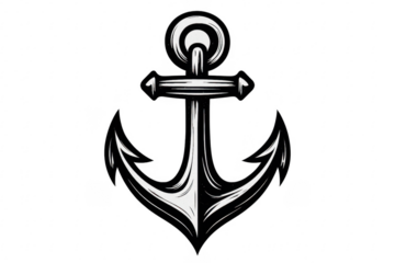 Nautical anchor symbol representing marine stability