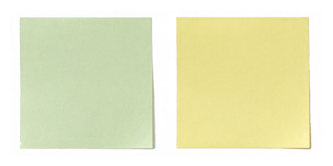 set of blank sticky note paper isolated on transparent png background,note paper message office business tag sign