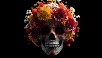 Day Of The Dead: A Colorful Mexican Celebration Honoring Departed Souls And Embracing The Cycle Of Life