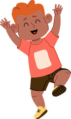 Joyful Child Jumping