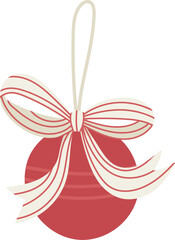 Christmas Hanging Toy with Bow