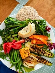Healthy Breakfast with a Bowl of Vegetables
