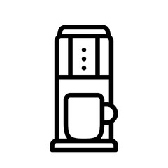 coffee maker icon logo symbol design simple  